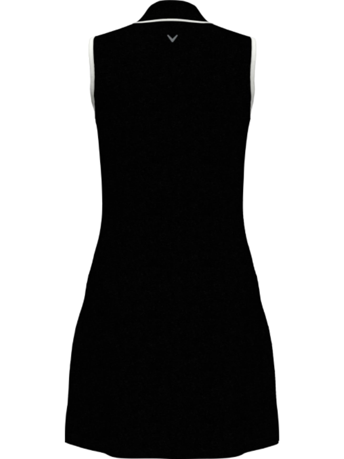 Womens Solid Golf Dress with Snap Placket